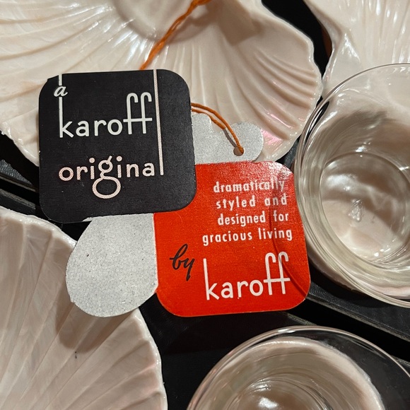 Vintage Karoff Original Sea-Servers Cocktail For 6